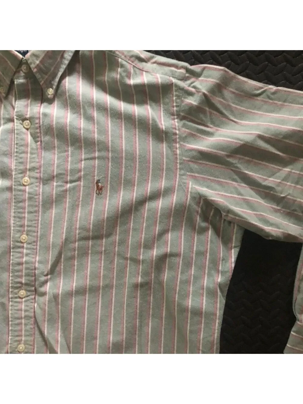 Ralph Lauren Classic Fit Striped Button-Down Shirt XL